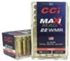 CCI  Maxi-Mag Rimfire Ammunition .22 WMR 40 gr. TMJ 1875 fps 50/ct
