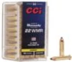 CCI V-MAX Rimfire Ammunition .22 WMR 30 gr Poly Tip V-Max 2200 fps 50/ct