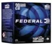 Federal Top Gun Sporting Shotshells 20ga 2-3/4&quot; 7/8 oz 1250 fps #7.5 25/ct