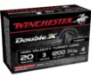 Winchester Double X Turkey Load Shotshells 20 ga 3&quot; MAX 1-5/16 oz #4 1200 fps 10/ct