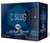 Nobel Sport C-Slug Shotshell 12ga 2-3/4&quot; 1oz 1378 fps Slug 25/ct