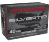 Winchester Silvertip Handgun Ammunition .40 S&amp;W 155 gr. HP 1205 fps 20/ct