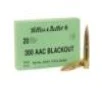 Sellier-Bellot Subsonic Rifle Ammunition .300  Blackout 200 gr FMJ 1060 fps 20/ct