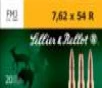 Sellier &amp; Bellot Rifle Ammunition 7.62x54R 180 gr 2580 fps FMJ  - 20/box