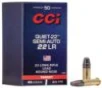 CCI Semi Quiet-22 Rimfire .22 LR 45 gr LRN  835 fps 50/ct