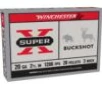 Winchester Super-X Buckshot Shotshells 20 ga 2-3/4&quot; 1200 fps #3B 5/ct