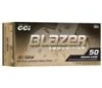 Blazer Brass Handgun Ammunition .40 S&amp;W 180gr JHP 1015 fps 50/ct