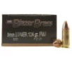 CCI 9mm Ammuntion Blazer Brass 5201 124 Grain Full Metal Jacket 50 Rounds