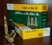 Sellier &amp; Bellot 7.62x54R Ammunition Rifle Training SB76254RA 180 Grain Full Metal Jacket 20 Rounds