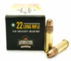 Armscor 22 LR Ammunition ARM50015PH 36 Grain Plated Hollow Point Case of 5000 Rounds