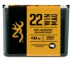 Browning 22 WMR Performance Rimfire B195122050 40 Grain BPR Jacketed Hollow Point 50 rounds