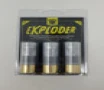 Reaper Defense Exploder 12 Gauge Ammunition RDG1251 2-3/4&quot; Finned Slug With Deep Cavity For Loading Combustible Material 3 Rounds