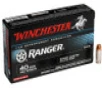 Winchester 40 S&amp;W Ammunition Ranger RA40B 180 Grain Bonded Jacketed Hollow Point 50 Rounds