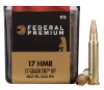 Federal 17 HMR Ammunition V-Shok P770 17 Grain Speer TNT Jacketed Hollow Point Case of 3,000 Rounds