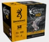 Browning 12 Gauge Ammunition Wicked Wing XD Waterfowl B193411242 3-1/2&quot; #2 Plated Steel Shot 1-1/2oz 1500fps 25 Rounds