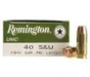 Remington 40 S&amp;W L40SW3 180gr FMJ 50 rounds