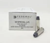 Federal 38 Special +P Ammunition High Velocity F38G 158 Grain Semi-Wadcutter Hollow Point 50 Rounds