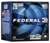 Federal 28 Gauge Ammunition Top Gun TG28219 2-3/4&quot; 9 Shot 3/4oz 1330fps 25 Rounds
