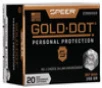 Speer 357 Magnum Ammunition Gold Dot CCI23960GD 158 Grain Gold Dot Hollow Point 20 Rounds