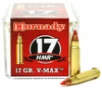 Hornady 17 HMR Ammunition H83170 17 Grain V-MAX 50 Rounds