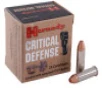 Hornady 38 Spl Critical Defense H90310 110 gr FTX 25 rounds