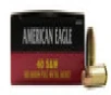 Federal 40 S&amp;W American Eagle 165 Grain Full Metal Jacket AE40R3 50 rounds