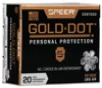 Speer 40 S&amp;W Ammunition Gold Dot 23970GD 165 Grain Gold Dot Hollow Point 20 Rounds