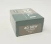 Mili 40 S&amp;W Ammunition Custom Defense M40SWCS180C 180 Grain Jacketed Hollow Point 20 Rounds