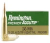 Remington 243 Win Ammunition Premium PRA243WB 75 Grain Accutip-V Boat Tail 20 rounds