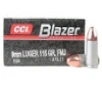CCI 9mm Blazer 3509 115 Grain Full Metal Jacket 50 rounds