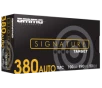 Ammo Inc Signature .380 ACP Ammunition, 50 Rounds TMC 100Gr - 380100TMCA50