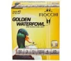 Fiocchi Golden Waterfowl 12 Gauge Ammunition, 25 Rounds Steel Shot #4 - 123SGW4