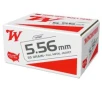 Winchester USA 5.56 Bulk Ammo 55 Gr FMJ, 500rds Bulk Pack