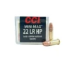 CCI .22 Long Rifle 36 Grain Copper Plated Hollow Point 100rds - 0031