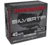 Winchester Silvertip 185 gr JHP .45 ACP Ammunition 20 Rounds - W45AST