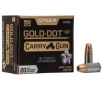 Speer Gold Dot Carry Gun 9mm 135gr HP 20rds - 24260