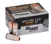 Sig Sauer Elite V-Crown 115 gr JHP 9mm Ammo, 20/pack - E9MMA1COMP50