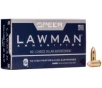 Speer Lawman Clean-Fire Training 9mm Ammo 124 gr TMJ, 50rds - 53824
