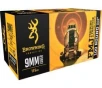 Browning Training &amp; Practice 9mm Ammo 115 Gr FMJ, 100rds