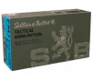 Sellier &amp; Bellot Subsonic 9mm 150gr FMJ Ammo, 50rds - SB9SUBB