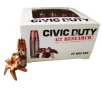 G2 Research Civic Duty 168 gr Copper Expansion Projectile .45 ACP Ammo, 20/box - CIVIC 45 ACP