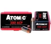 Atomic Ammunition 90 gr Hollow Point .380 ACP Ammo, 50/box - 00414