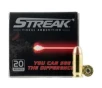Ammo Inc Streak 230 gr Jacketed Hollow Point .45 ACP Ammo, 20/box - 45230JHPSTRK