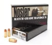 Nosler Match Grade 40 S&amp;W 150 grain JHP Ammo, 50/Box - 51181