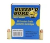 Buffalo Bore 45 ACP +P 185 grain Jacketed Hollow Point Pistol and Handgun Ammo, 20/Box - 45-185/20