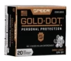 Speer Gold Dot Personal Protection 9mm Ammo 124 gr HP 20rds