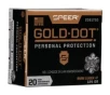 Speer Gold Dot Personal Protection 9mm +P Ammo 124 Gr HP 20rds