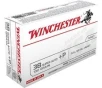 Winchester USA 38 Super Auto+P **NOT FOR REVOLVERS ** 130gr FMJ Ammunition 50rds - Q4205