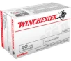 Winchester 40 S&amp;W 165gr FMJ USA Ammunition 100rds - USA40SWVP