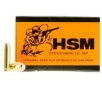 HSM 10MM 180gr FMJ Ammunition New Manufactured 50rds HSM-10MM-2-N